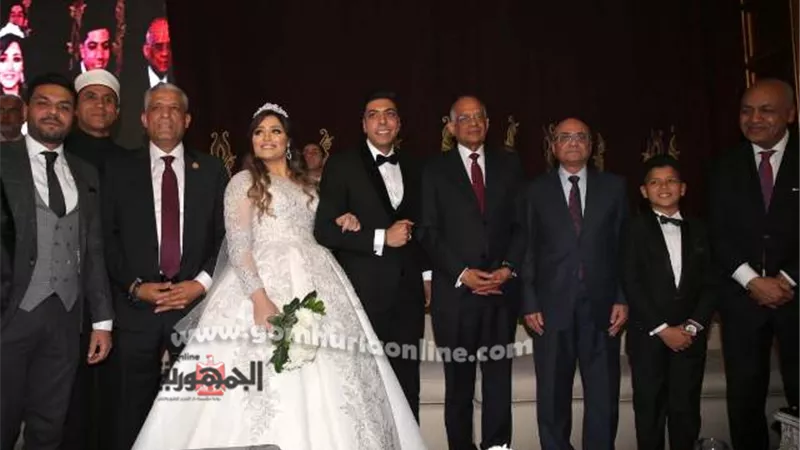 مبروك زفاف كريمة النائب محمد الحسيني ونجل اللواء نبيل السمان