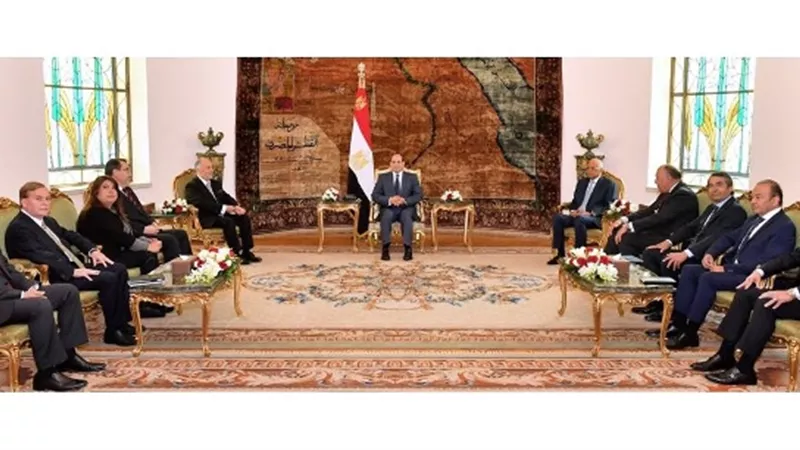 الرئيس السيسي يستقبل رئيس مجلس النواب الشيلي