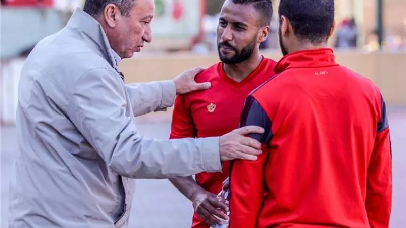 اسرار زيارة الخطيب للاعبى الاهلى فى مران اليوم قبل مواجهة الزمالك