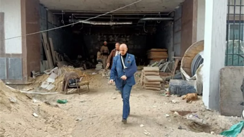 وكيل وزارة الصحة يتابع الأعمال الجارية بمركز الكبد بههيا