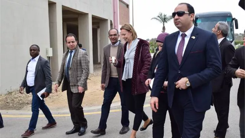 لجنة الإسكان بمجلس النواب فى جولة بمحطة معالجة الصرف الصحي بالجبل الأصفر