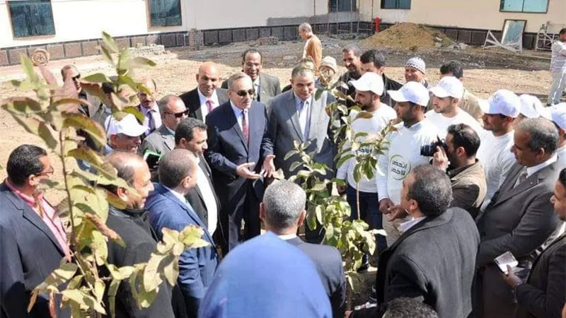 إتحضر.. للأخضر.. مبادرة لنشر الوعي البيئي بجامعة كفرالشيخ