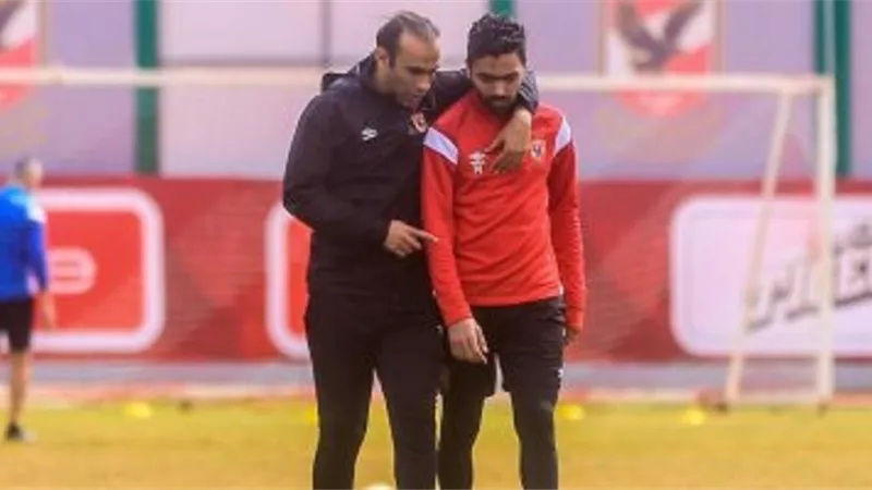 مران الأهلى.. دش ساخن من عبد الحفيظ لـ