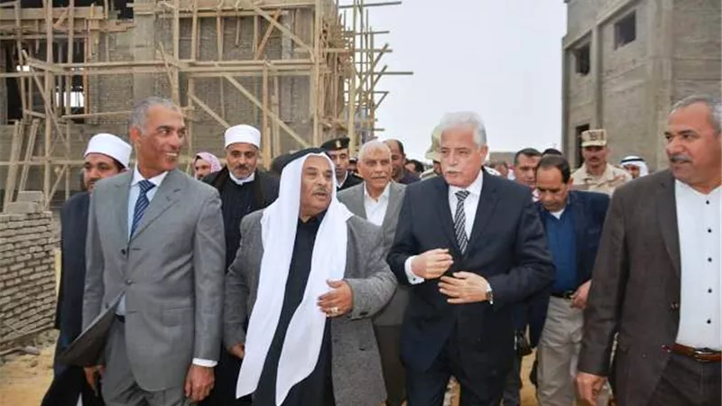 فودة يتفقد المشروعات التنموية براس سدر.. بالصور
