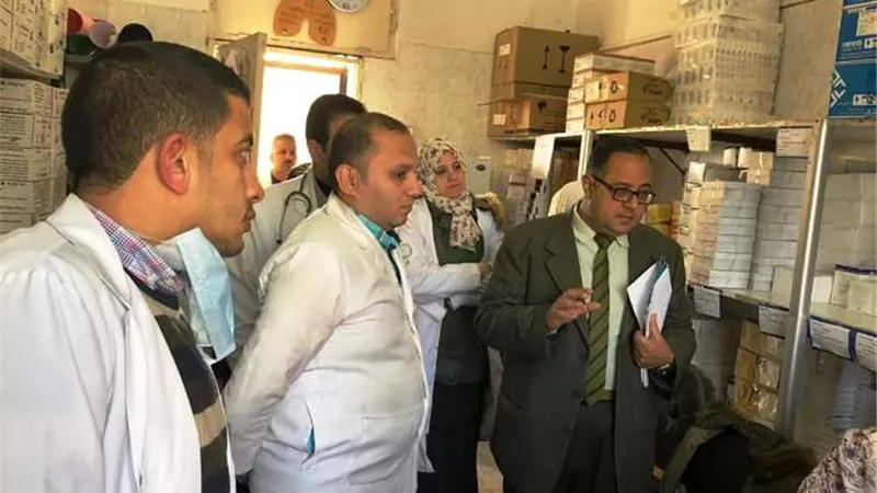 لجنة وزارة الصحة تشيد بفريق عمل مستشفي الصدر بالزقازيق..بالصور