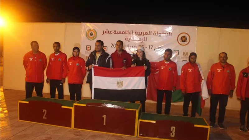 مصر تحصد المركز الأول في البطولة العربية للرماية بـ53 ميدالية متنوعة