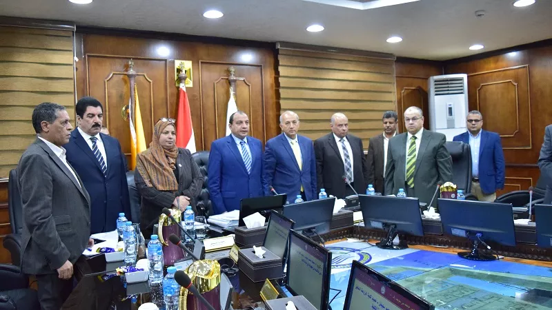دقيقة حداد لمجلس جامعة بنى سويف على روح 
