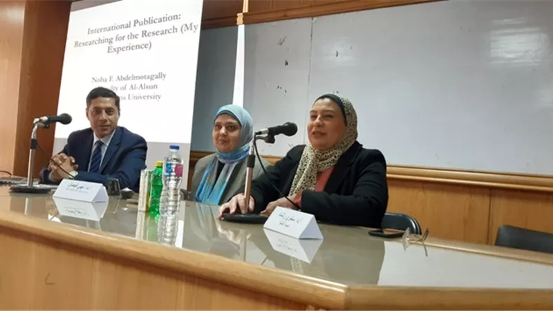 سلوى رشاد: النشر الدولي أحد ركائز التنمية المستدامة بمصر.
