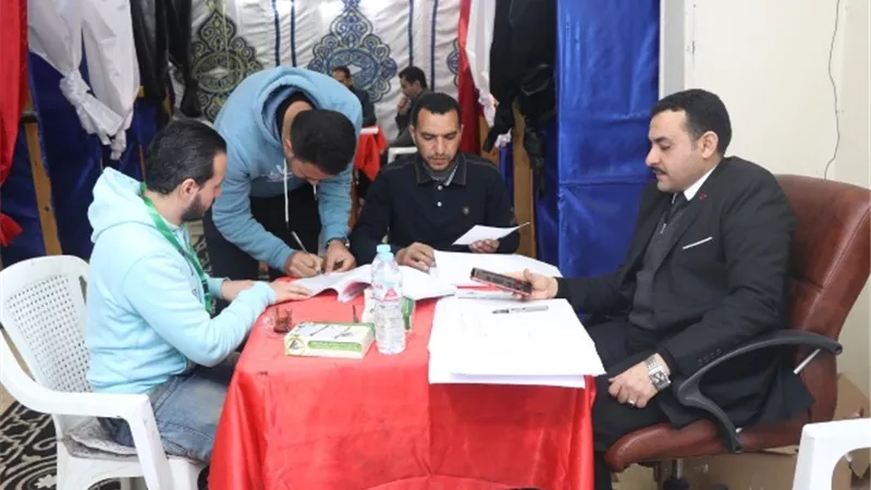 استمرار عملية التصويت لنقابة المهندسين بكفر الشيخ .صور
