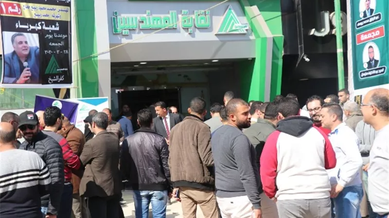 استئناف التصويت بإنتخابات المهندسين في كفرالشيخ عقب صلاة الجمعة .صور