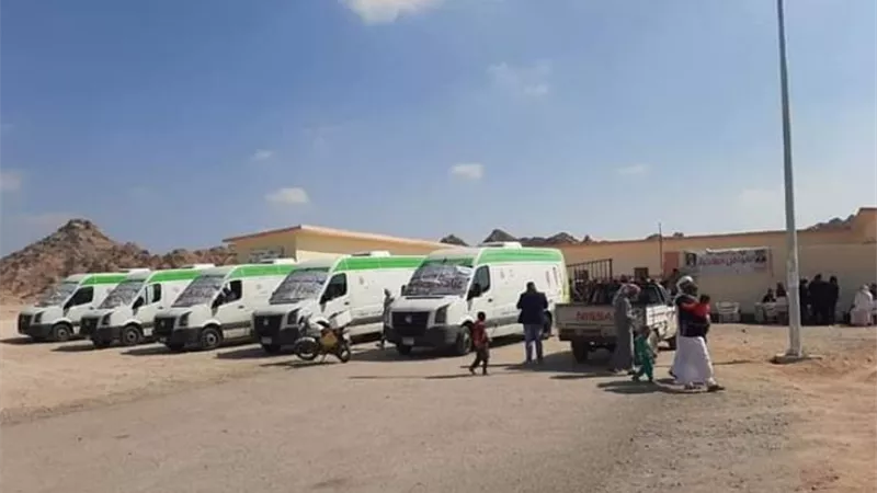 الجمعة والسبت قوافل طبية مجانية الي وادي سبيته ووادي خريزة بشرم الشيخ