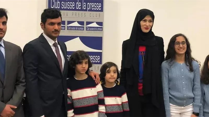 زوجة الشيخ طلال آل ثاني تفضح انتهاكات النظام القطري في جنيف