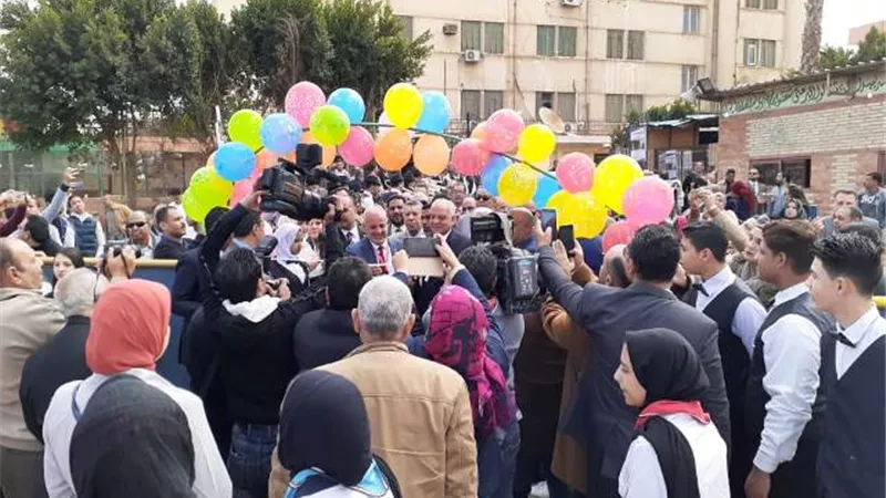 محافظ الجيزة يفتتح المعرض الأول للتعليم الفني 