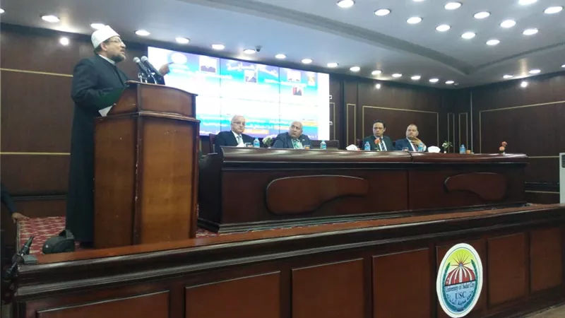 وزير الأوقاف يتحدث عن مكافحة الفساد وارساء مفاهيم النزاهة في جامعة السادات