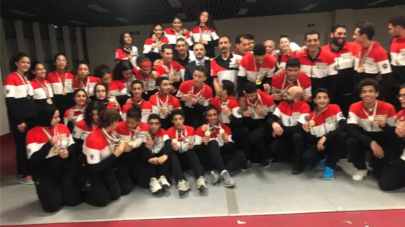 شباب مصر للسلاح ابطال افريقيا باكتساح