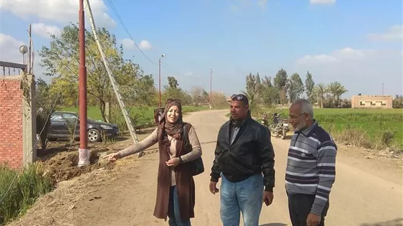 تعاون مشترك بين رئيسى الزقازيق وههيا لانارة طريق بنهباى المحمودية