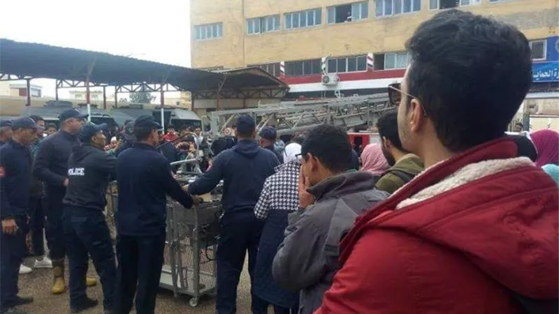 الحماية المدنية تنظم ندوه لطلاب جامعة كفر الشيخ