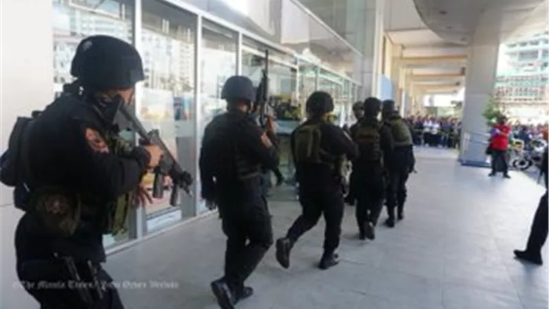 إطلاق نار بمركز سان خوان للتسوق فى العاصمة الفلبينية.. فيديو
