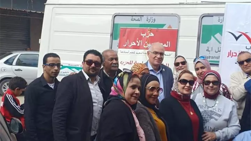 المصريين الأحرار تطلق حملةللتبرع بالدم بالإسكندرية
