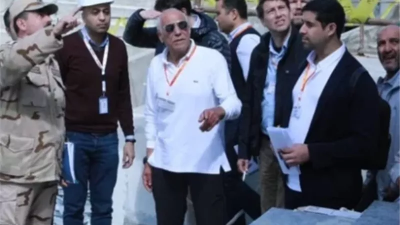 الاتحاد الدولى لليد يختتم زيارته لملاعب بطولة كاس العالم