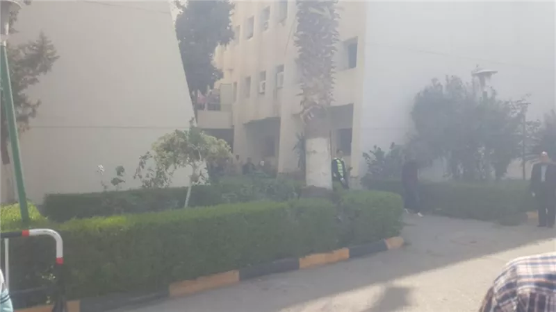 حريق محدود فى مبنى الديوان العام لمحافظة الفيوم