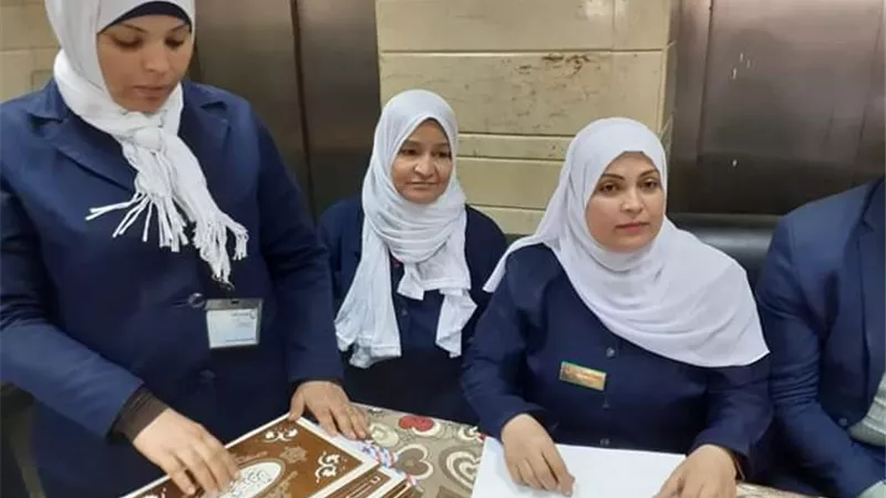 تكريم هيئة التمريض والعاملين بمستشفى بنى سويف الجامعى