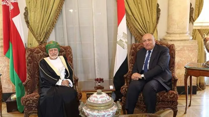 سامح شكري وبن علوى يبحثان تعزيز التعاون الثنائى بين مصر وعُمان