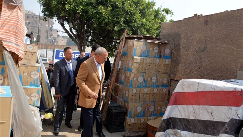الهجان يتفقد طوخ وشرق وغرب شبرا الخيمة وطريق شركات البترول