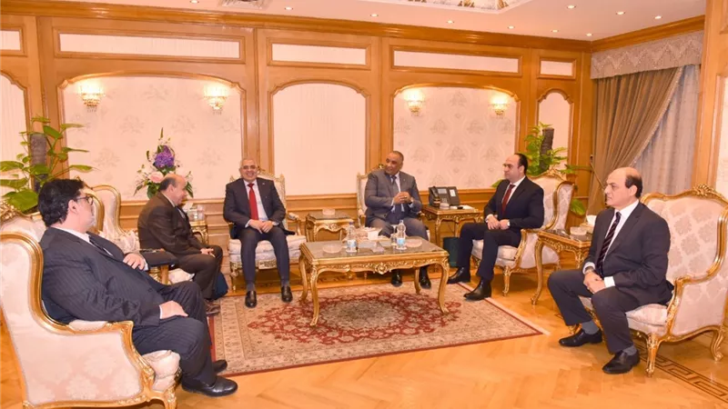 رئيس الرقابةالادارية يستقبل فريق تقييم جهود مصر فى مكافحة جرائم الأموال والإرهاب