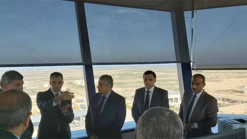 نائب وزير الطيران المدني يتفقد الإجراءات الصحية والوقائية بمطار برج العرب الدولى