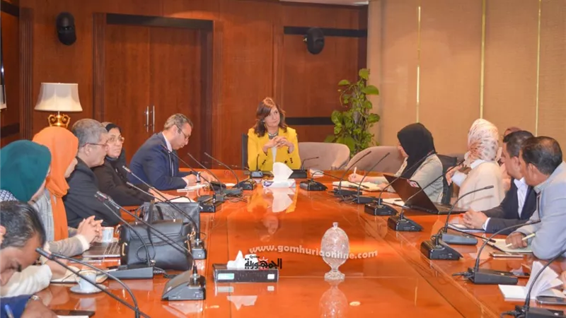 الغربية تناقش مع وزيرة الهجرة اسبوع التعليم الفني ضمن 