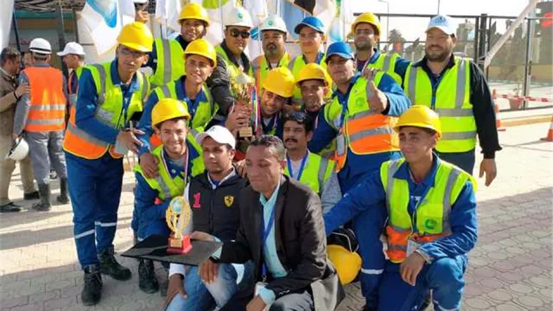 مياه أسيوط أولى محافظات الوجه القبلي في مسابقة تسرب الكلور .صور