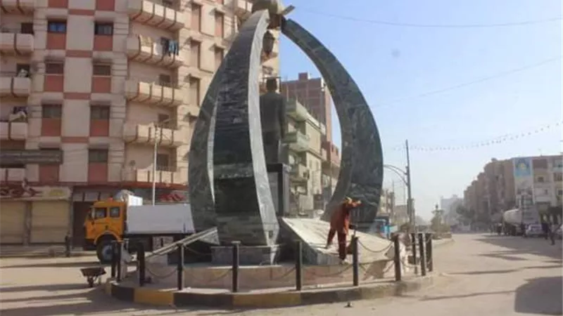 إحلال وتطوير ميدان زويل بدسوق احتفالا بذكراه غدا .صور