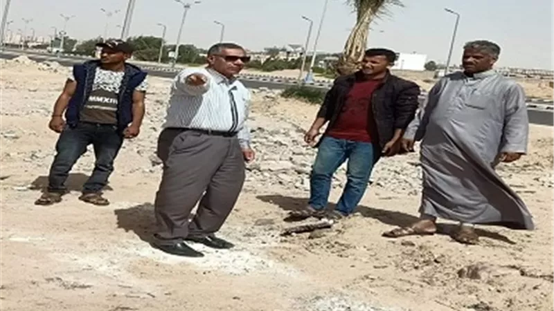 عبد العظيم يتابع مشروعات رصف مدخل جامعة الملك سلمان