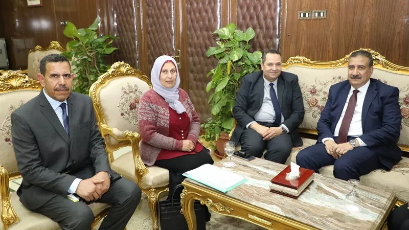 محافظ المنوفية يلتقى برئيس الهيئة العامة للأبنية التعليمية