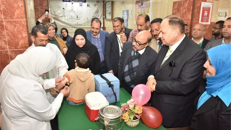 محافظ أسيوط يشهد انطلاق فعاليات الحملة القومية للتطعيم بالصور