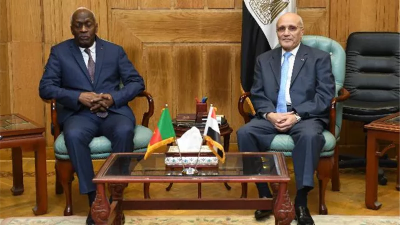 العصار يبحث مع رئيس الأركان الكاميرونيى التعاون بمجال التصنيع العسكرى