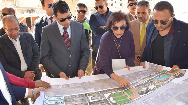 وزير الرياضة يتفقد الأعمال الإنشائية بمركز شباب الجزيرة ٢ بـ6 أكتوبر