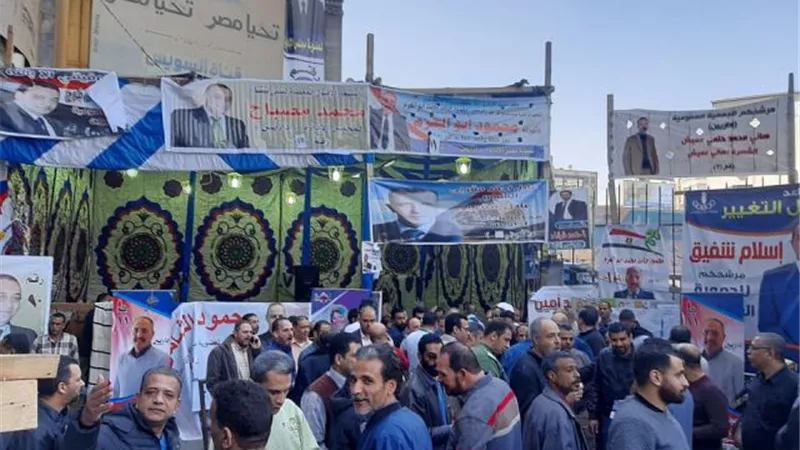 غلق باب التصويت فى إنتخابات المجلس والعمومية بدار التحرير وبدأ الفرز