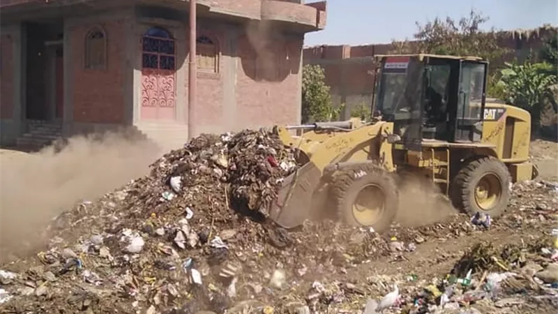 رفع 100 طن مخلفات خلال حملة نظافة بأسيوط