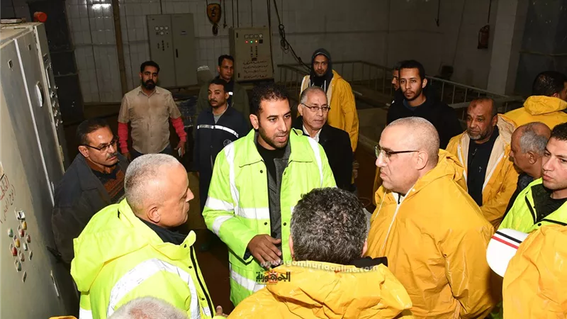قيادات الاسكان يتابعون سير العمل بمحطات الصرف الصحي بجميع المدن الجديدة