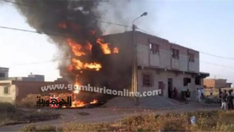 خسائر الأمطار في سوهاج .حريق يلتهم شاب ومصرع أخر فى تصادم وسقوط حائط على طفلة