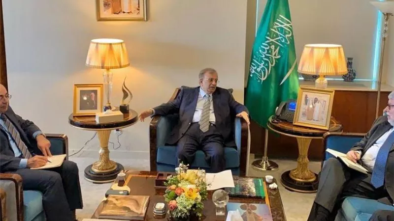 السفير المعلمي يبحث مع مندوبي مصر وأسبانيا لدى الأمم المتحدة