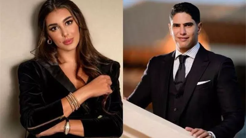 شاهد أول صورة مسربه لياسمين صبرى مع ابو هشيمة بعد الخطوبة