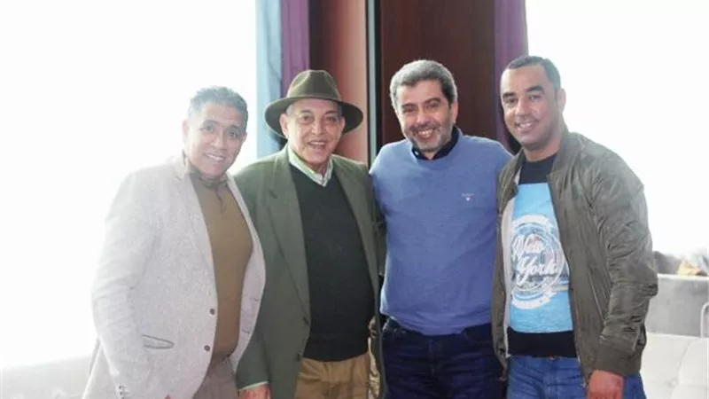 حنات الرئيس الاسبق للرجاء المغربى يستقبل بعثة الاسماعيلى بالصور