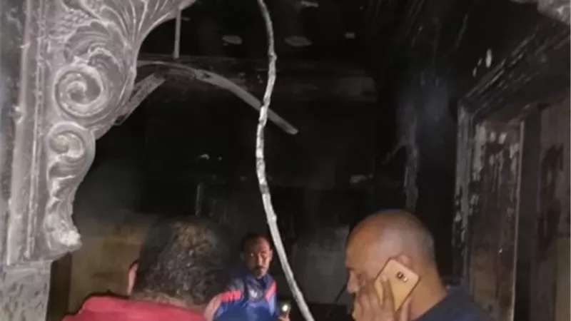 السيطرة على حريق بمنزل في المنصورة