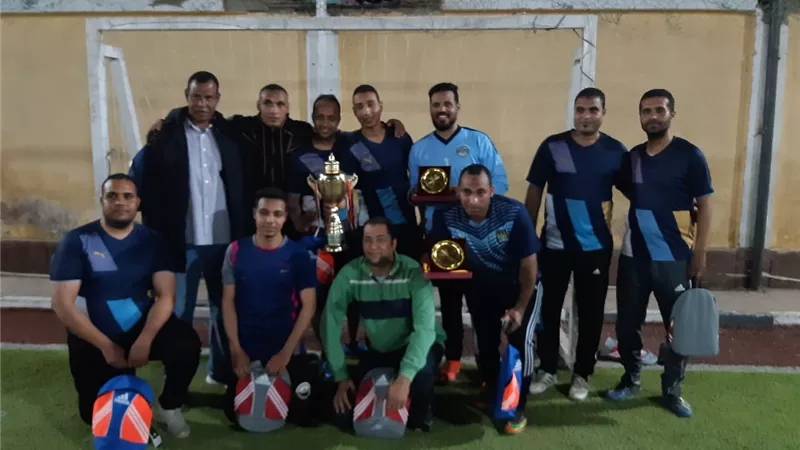 فريق ديوان عام محافظة الأقصر يفوز بكأس دورة شركة المياه