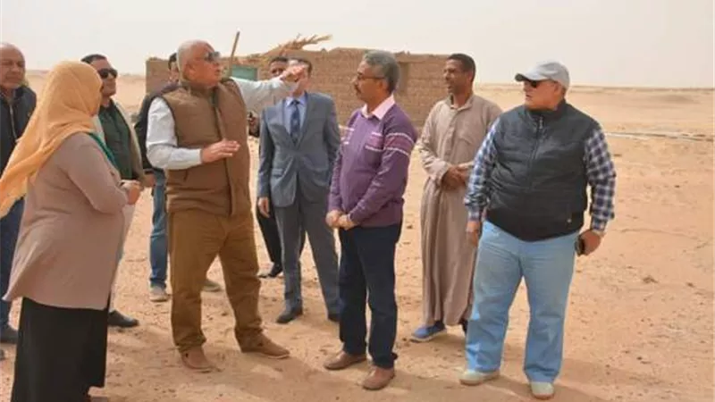٢٠٠ فدان لبناء منازل بديلة لأهالى جدة بالوادى الجديد.صور