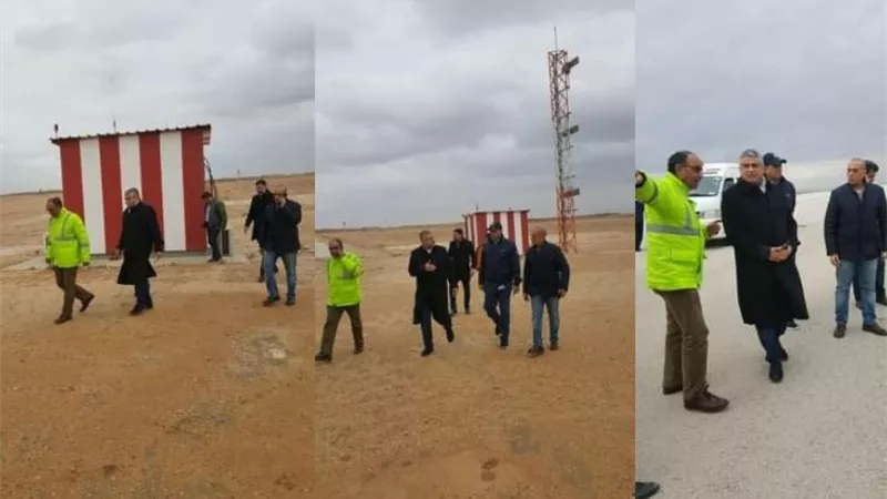 نائب وزير الطيران المدنى يتفقد انسيابية حركة العمل بمطار القاهرة الدولى