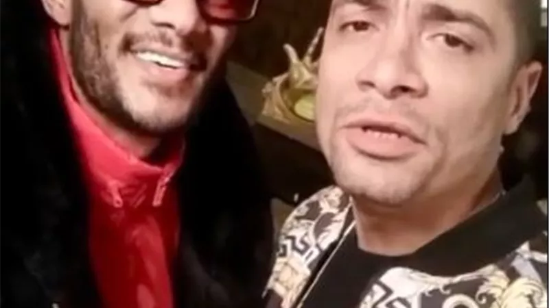 بالفيديو: حسن شاكوش مع محمد رمضان من كواليس البرنس